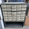 Skříň plechová šuplíková (Metal drawer cabinet) 1080x590x1350